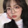 Frame Optical Spectacles Korean Computer Eyewear Round Clear Lens Glasses Women Reading Eyeglasses