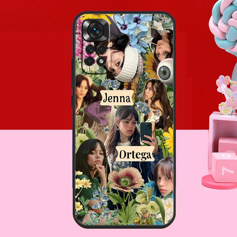 Jenna Ortega Case For Xiaomi Redmi Note 12 Pro Turbo Note 11 9 8 10 Pro 9S 10S 11S 12S 9C 10C 12C Cover