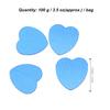 3000Pcs HrtShaped Confetti Wedding Valentine's Day Sequins Sprinkle Part Decoration Supplies(Red )