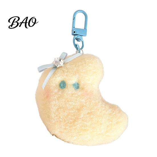 Soft Stuffed Star Bag Charms Moon Plush Pendant, Cute Keychain Charm Versatile Decorative Hangings for Purses with Lobster Clasp, Pendant Schoolbag