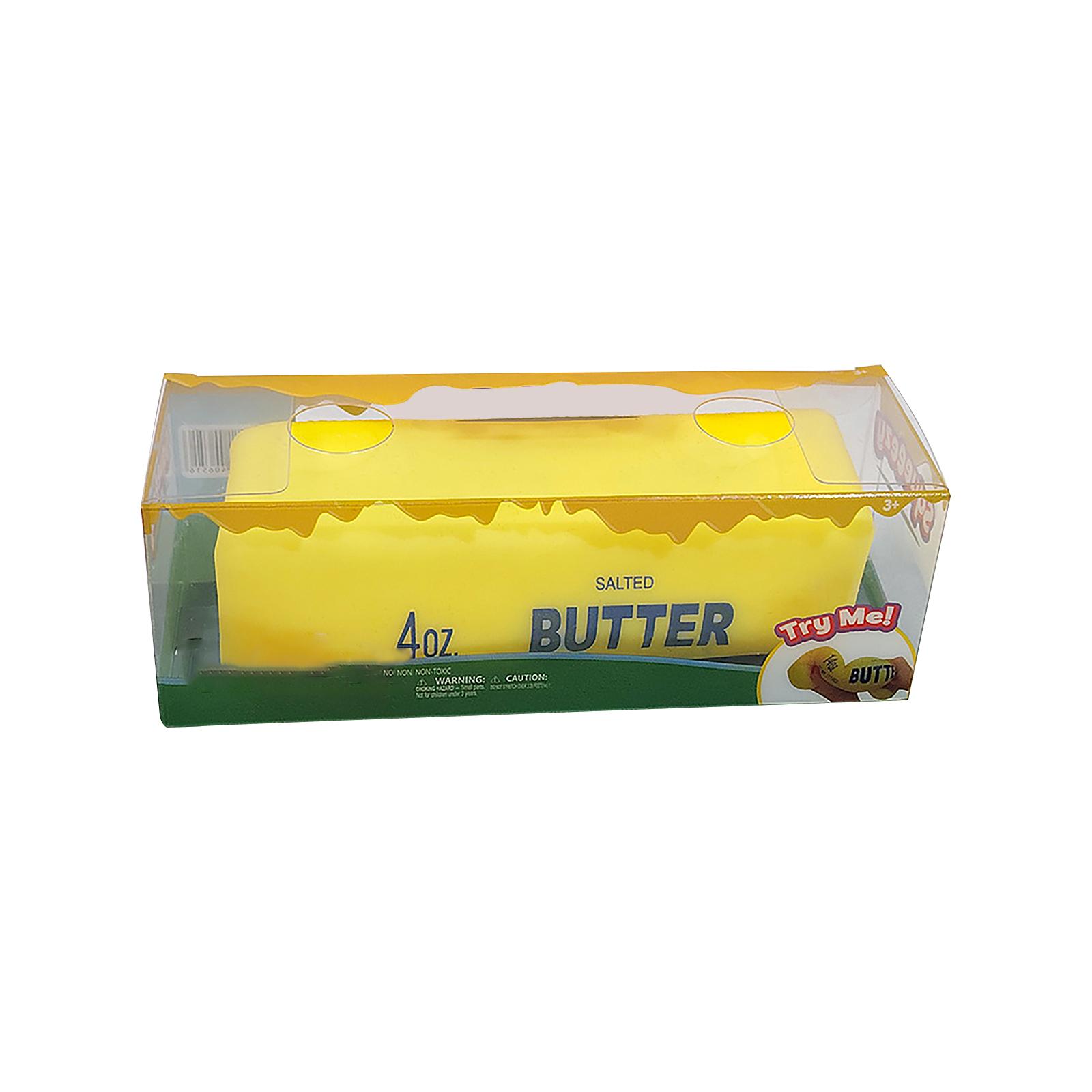 

Stress Relief Squeeze Toy 13cm Soft PVC Material Butter Stick Design Sensory Fidget Toy for Hand Exercise and Relaxation One Size