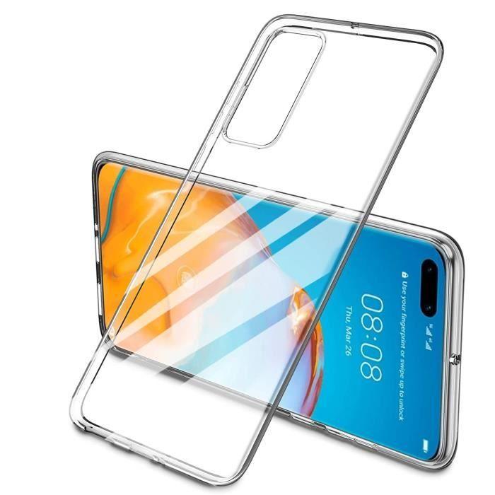 Case for Huawei P40 - Phonillico - Silicone Gel TPU - Soft Protection - Ultra Thin - Transparent