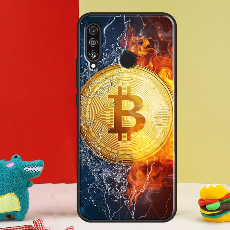 Bitcoin BTC For Huawei Nova 9 10 SE 12i 12s 11i 5T Y91 Y90 Y60 Y70 Y72 Y61 P60 Pro P20 P30 P40 Lite Case