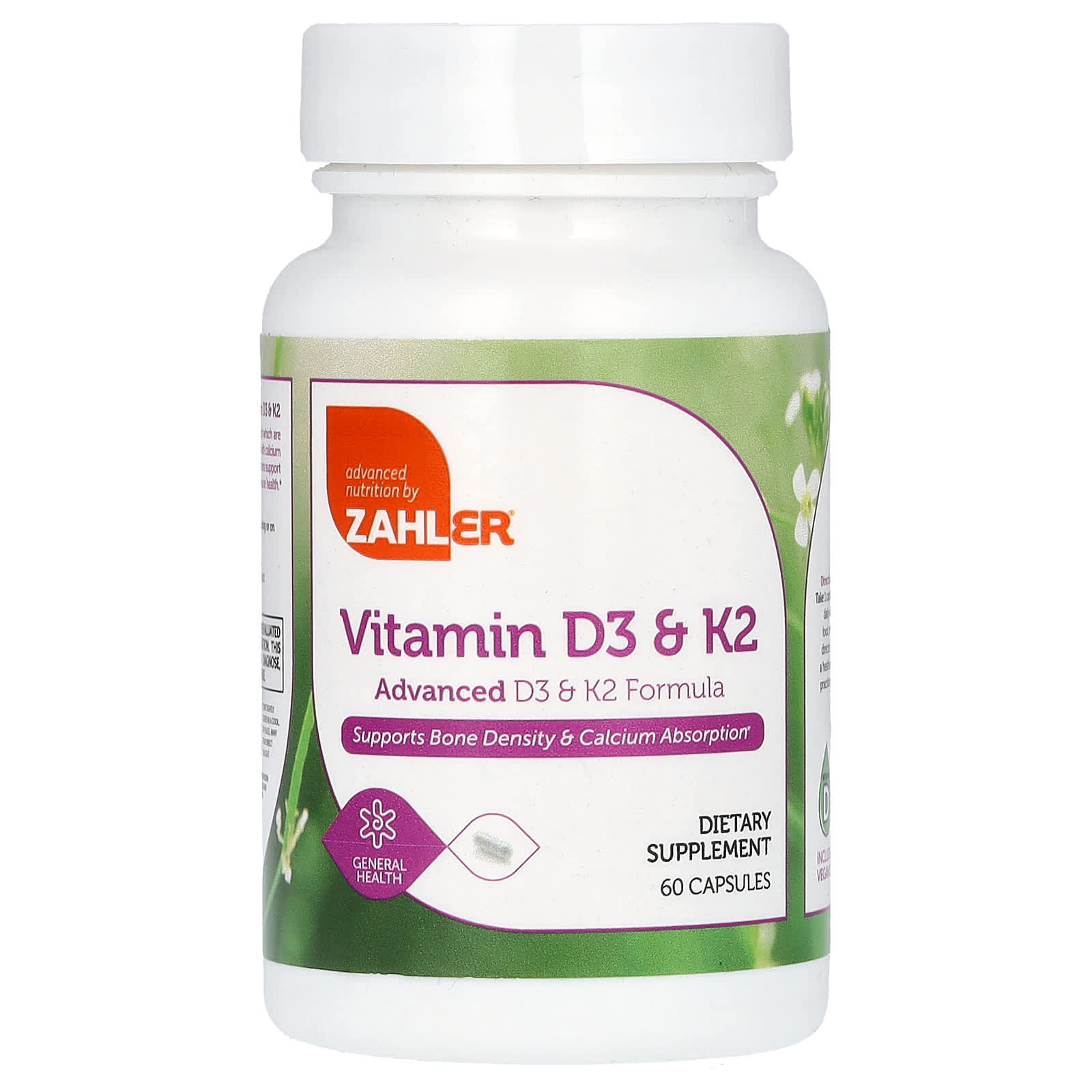

Vitamin D3 & K2, 60 Capsules