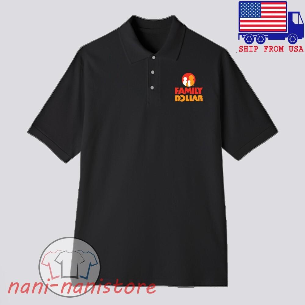 Family Dollar Store Men#039;s Printed Black Size S3XL Unisex T-Shirt S