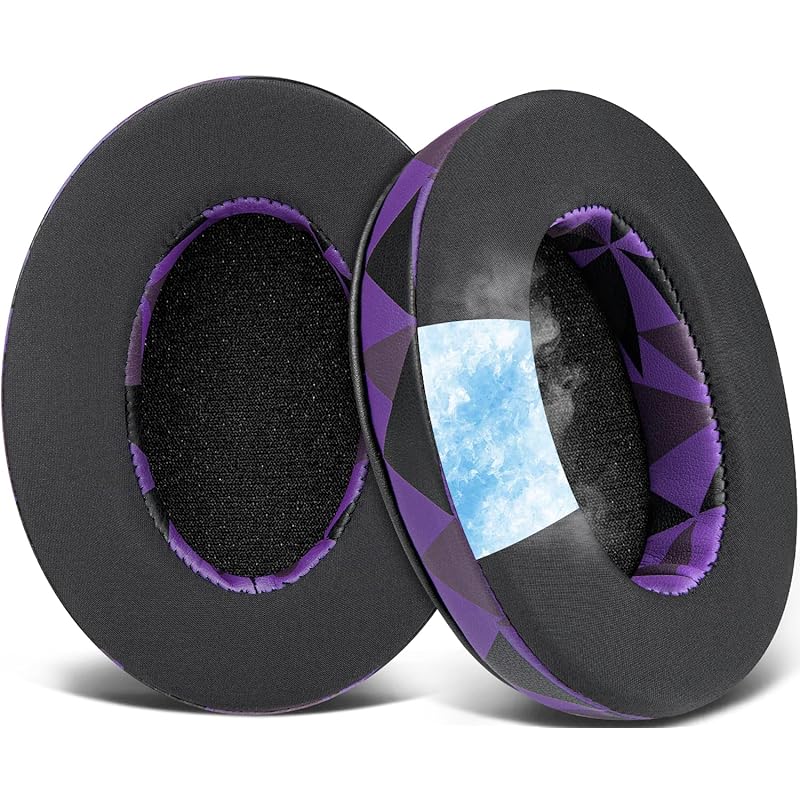

SOULWIT cooling gel ear pads for Sony MDR-CD900ST/MDR-7506/MDR-1ABT/RBT/RNC & ATH M50X/M40X/WS660BT/WS1100, SteelSeries Arctis 1/3/5/7/9X/Pro/prime