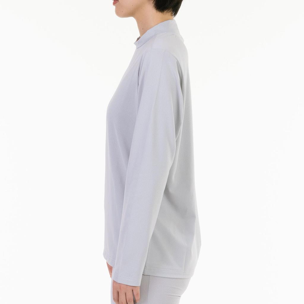 Millet Crew Long Sleeve Hiking Silver Size XL Women's Anti-Insect Innerwear, MIV02016, (New Logo),