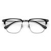 Square Frame Tide Anti Blue Light Eyeglasses Metal Frame