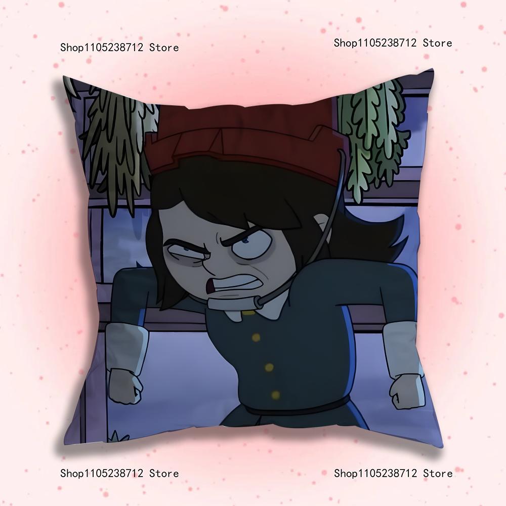 Abaddon H-Haunteds H-Hotel Pillow Case For Sofa Decor Car Office Room Printing Cushion Cover Decorations And Protector