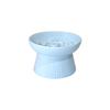 Ceramic Pet Cat Bowl Dog Bowl Medium and Small Dog Cat Anti-choking Slow Food Slow Food Bowl Anti-overturning High Foot Neck Protection Rice Bowl