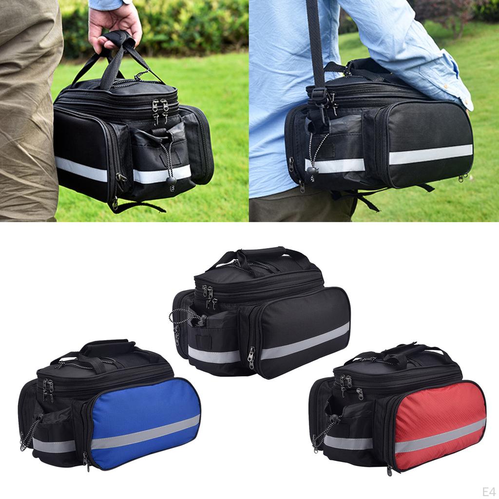 Bags Waterproof Bag Saddle Large Capacity 27L Rear Pannier with Rain Cover And