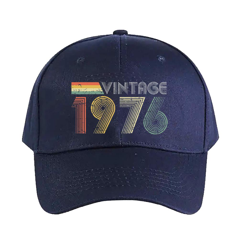 Vintage  Th Birthday Cap Summer Woman Man Adult Hat Fashion Casual Adjustable Printed Baseball Caps Trucker Cap