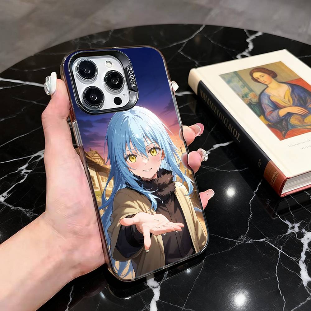 

Slime Anime R-Rimuru SRT T-Tempest Phone Case For iPhone 17,16,15,14,13,12,11 Plus,Pro Max,XS,Colorful Silver Black Cover iPhone11PROMAX