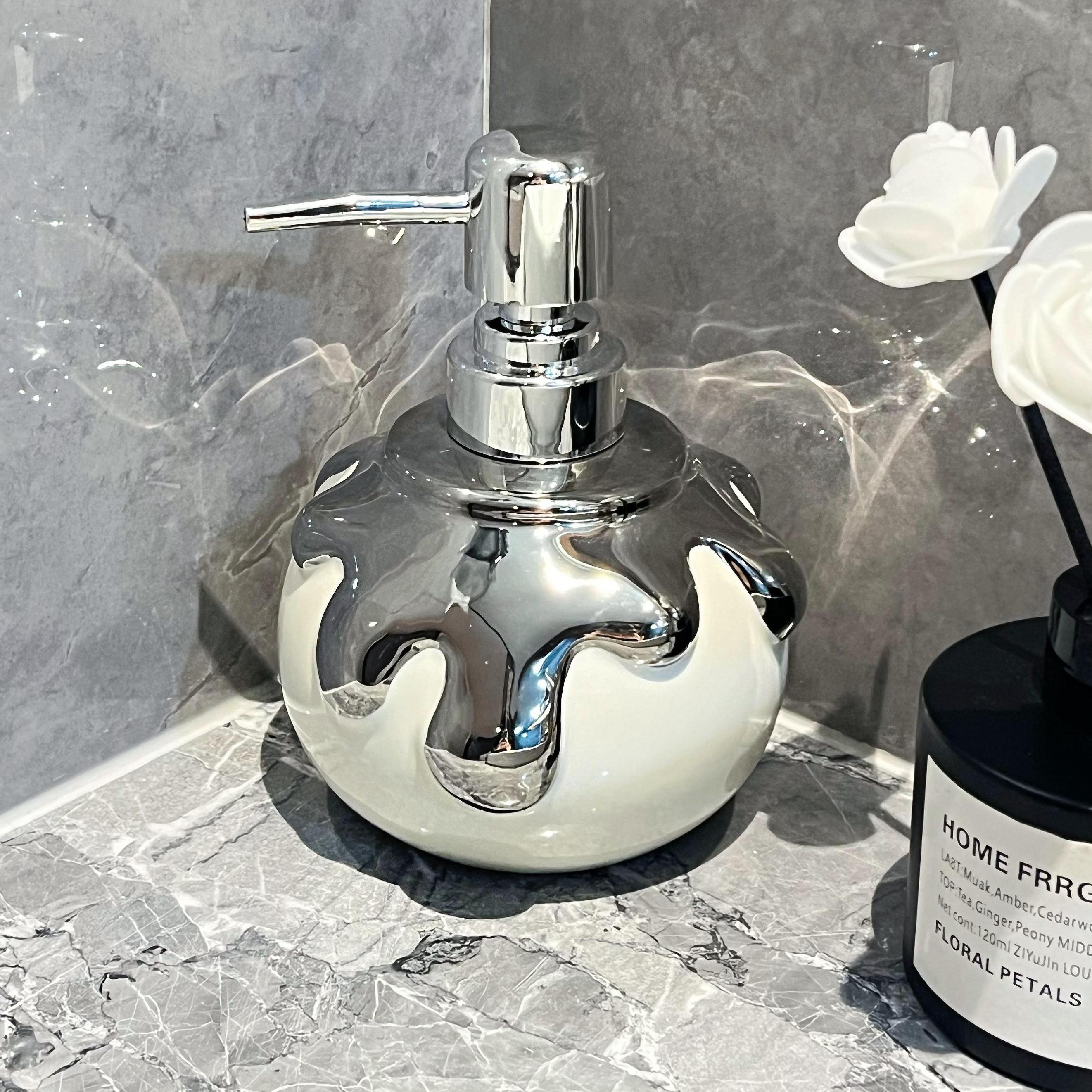 

Керамическая бутылка для эмульсии Nordic Luxury Бутылка для дезинфицирующего средства для рук Пресс для геля для душа Товары для ванной комнаты Керамическая бутылка для шампуня