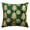 New Sequin Christmas Pillow American Holiday Plush Sofa Pillow Cushion Cover Sequin Embroidered Pillow Cover Aa