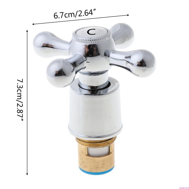 1Set Copper Cross Handle Bath Sink Faucet Handle for Kitchen Bathroom Accessory