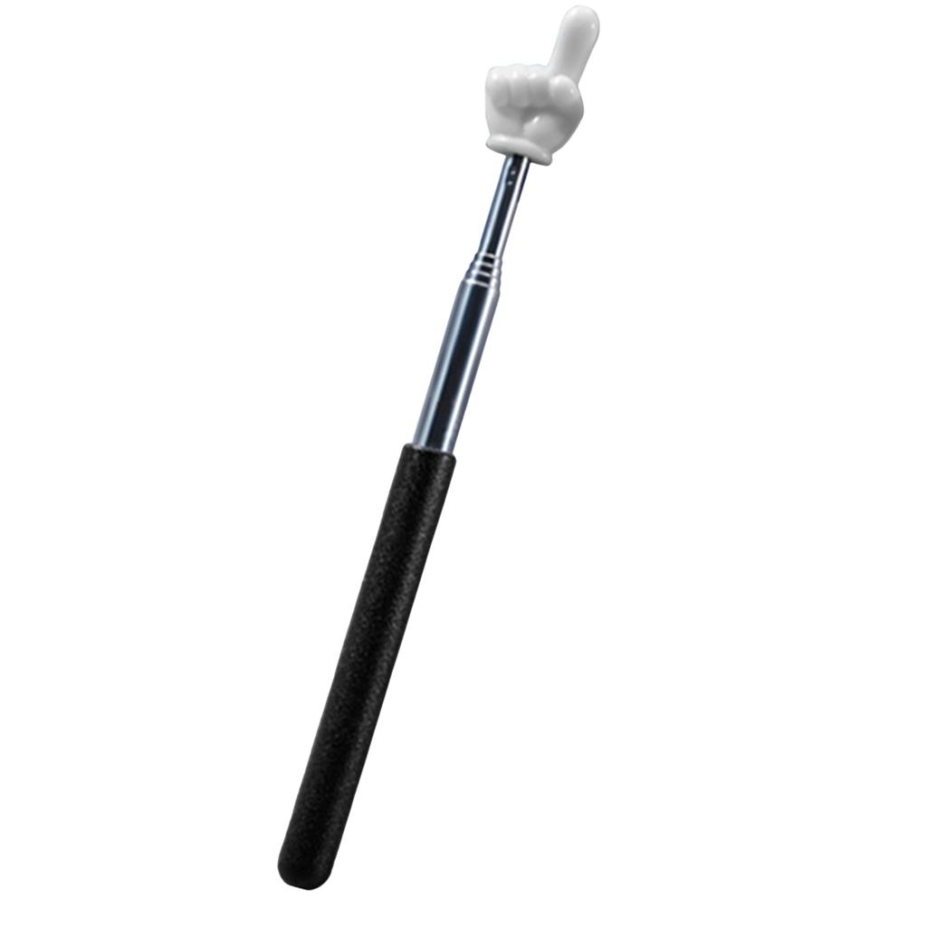 Telescopic Teaching Pole Classroom Indicator Stick For Reading And Learning Creative Finger Shape Teaching Stick School Supplies
