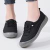 Fashion Women's Single Shoes Spring Fashion Soft Sole Lightweight Breathable Hiking Comfortable Anti Slip Lazy Casual Flat Shoes Zapatos