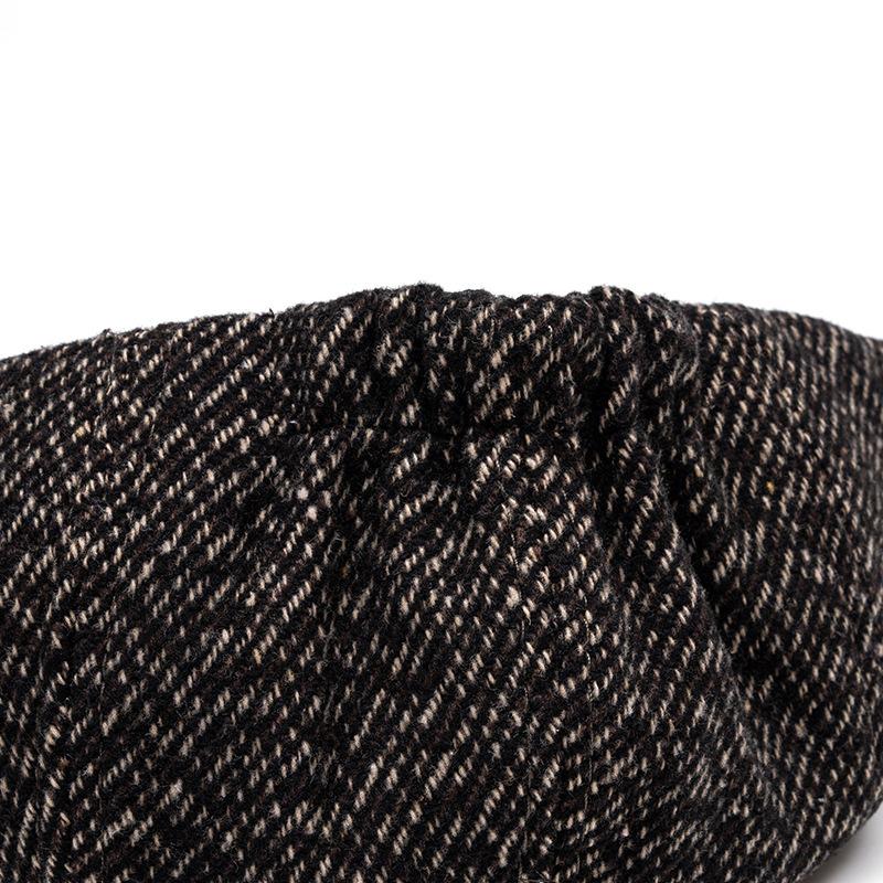 Beretă Bărbați Toamnă Iarnă Gros Călduț Twill Retro Forward Cap British Cap Paintsman's Cap