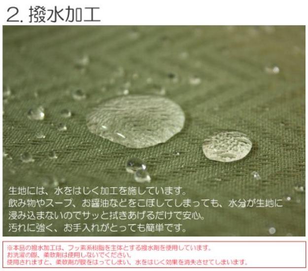 Cleib Herringbone Water-Repellent Coasters, Set of 10, Approximately 12x12cm, Green, FS006