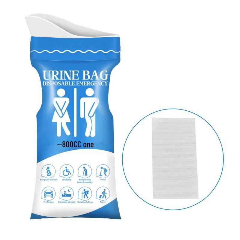 Portable Unisex Disposable Urine Bag for Long-Distance Travel Emergencies