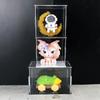 Klarer Acryl-Vitrinen-Montageschrank für Modelle, Anime-Figuren, Memorabilien, Miniatur-Sammlungen Staubdichte Vitrine