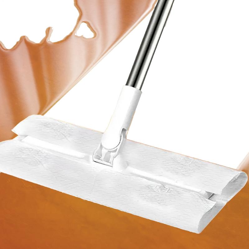 100X Portable Disposable Home Dust Removal Cloth Anti Static Mop Pad Disposable Mop Replacement Paper CN