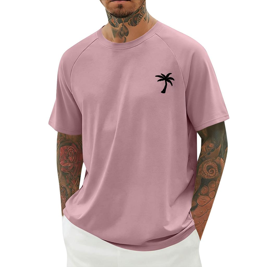Herren Sommer Print Kurzarmhemd Herren Freizeit Modehemd