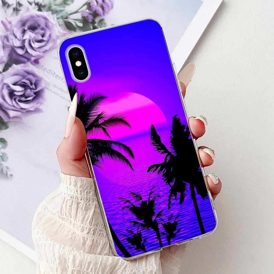 Per iPhone X XS Custodia Popolare Fiore Farfalla Morbido Trasparente Silicone Sottile Cover Posteriore Per iPhoneXS Max XR Custodia iPhoneX Bumper