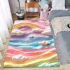 3D Cartoon Rainbow Shaggy Rug, Non-slip Soft Fluffy Area Carpet For Kids Bedroom Nursery Home Decor