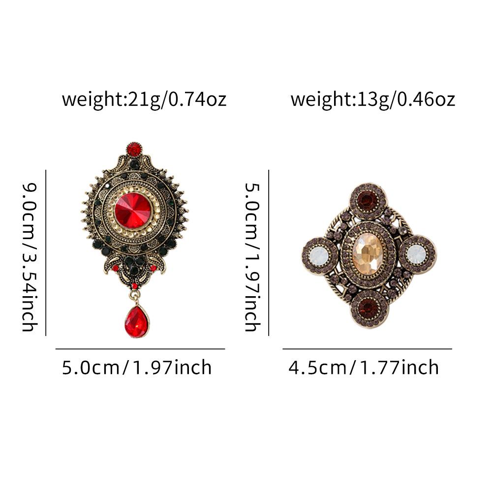 Retro Court Style Brooch Design Sense Niche Luxury Fashion Pin Brooch Wedding Supplies