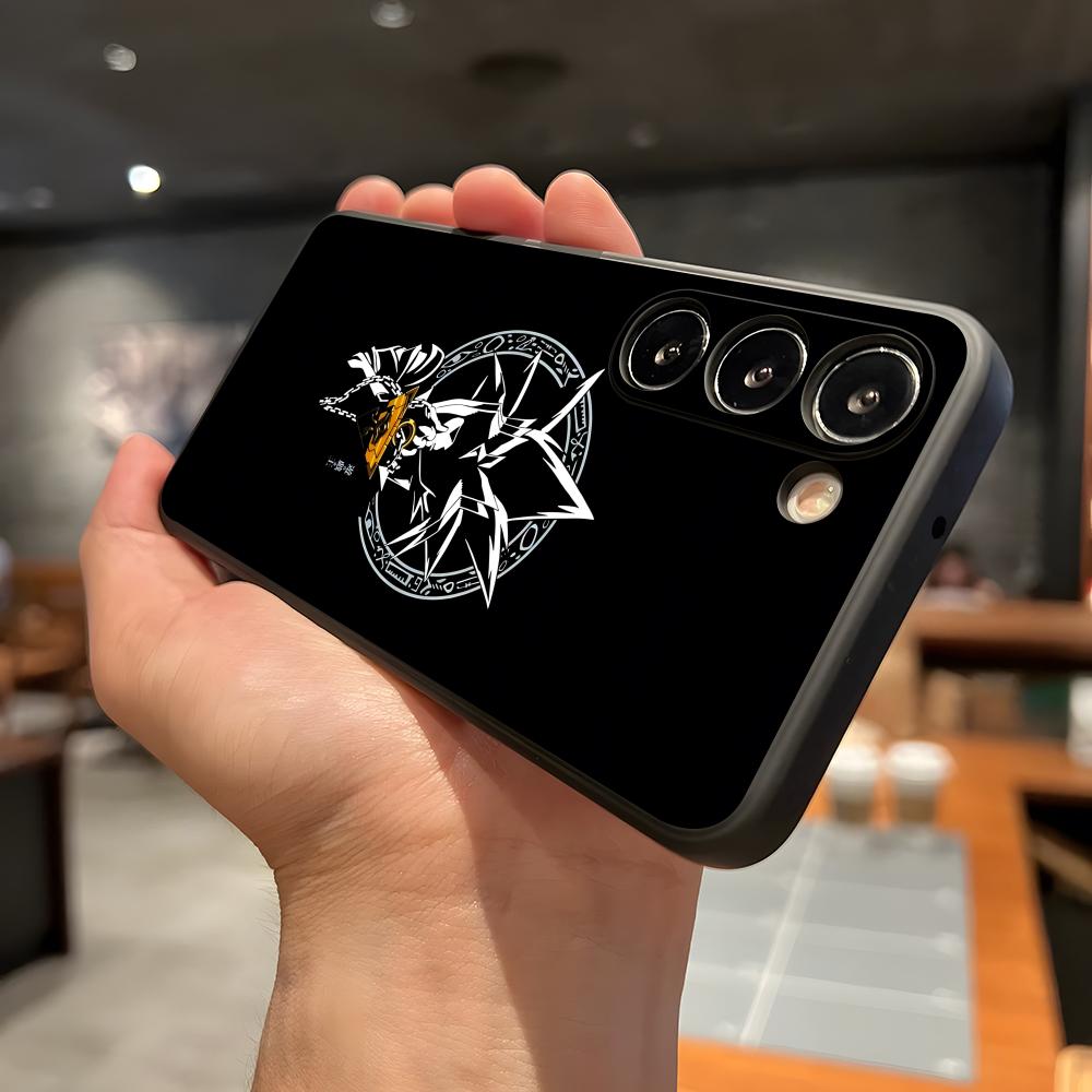 Game Yu-Gi-Oh Phone Case For Samsung A56 A36 A26 A16 A15 A25 A35 A55 A14 A34 A24 A54 Black Soft Shell