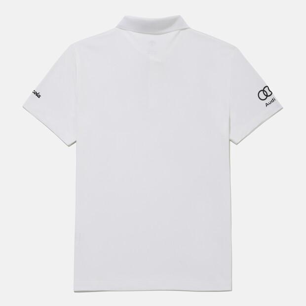 DESCENTE Men'S Swiss Ski Team Graphic Polo Short Sleeve T-Shirt White Sr321Sps81 (B Type)
