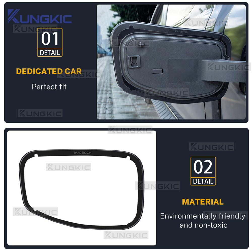 Silicone Dust Plug Protective Sealing Ring For Ford Ranger 2024 2025 2026 Fuel Tank Cover Cap Waterproof Dustproof