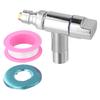 Angle Valve With Raw Tape Rotary Switch Stainless Steel