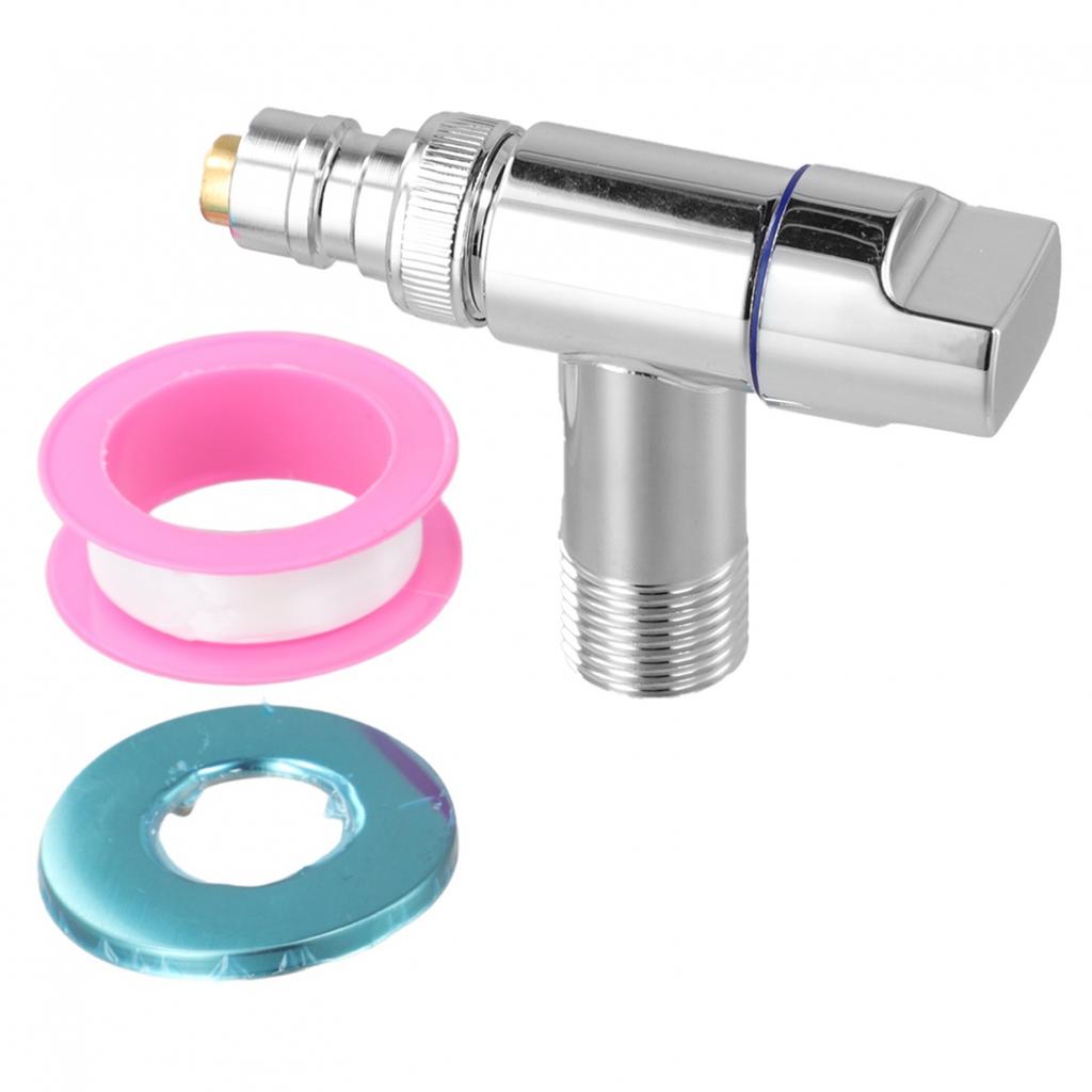 Angle Valve With Raw Tape Rotary Switch Stainless Steel
