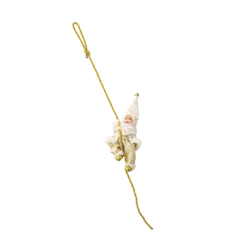 Christmas Tree Santa Doll Decorations With Rope Santa Clause Figure Resin Hanging Ornament For Home Party Decoration