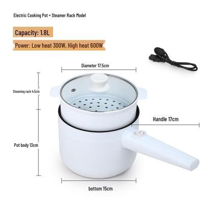 Mini Multi-functional Non-stick Electric Cooker with Steamer