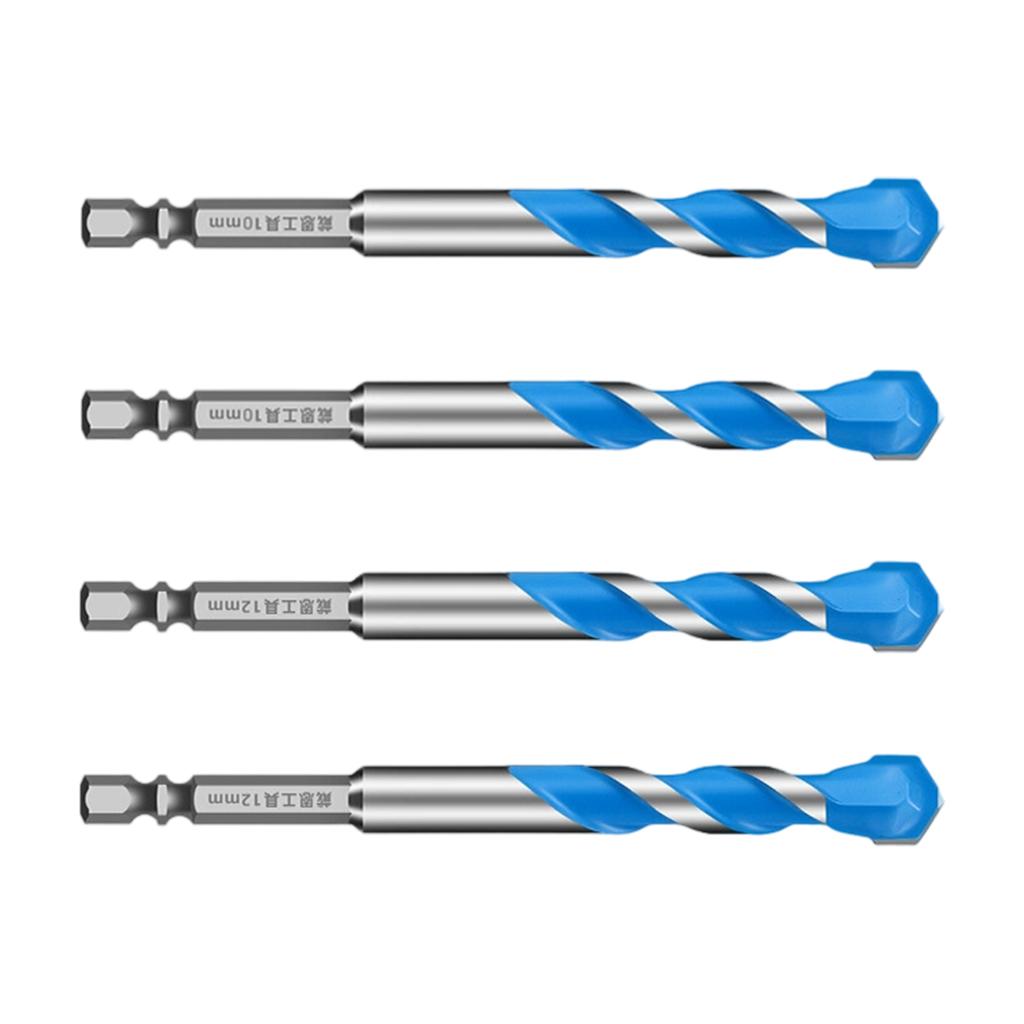 High Hardness Eccentric Drill Precisions Drilling 5/6/8/10/12mm Glass Tile Ceramic Punching Rock Triangles Drill Bit