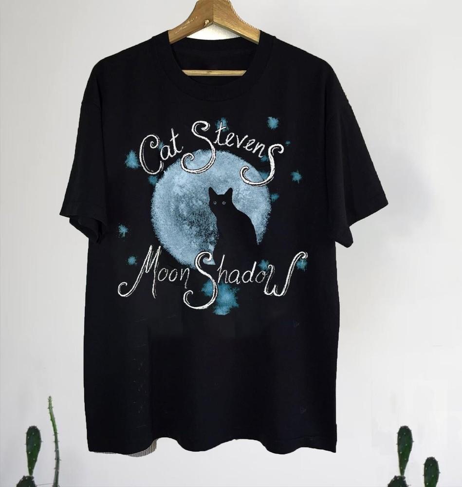 

Cat Stevens Moon Shadow Unisex Cotton T-Shirt Full Size. Unisex T-Shirt XXXXL