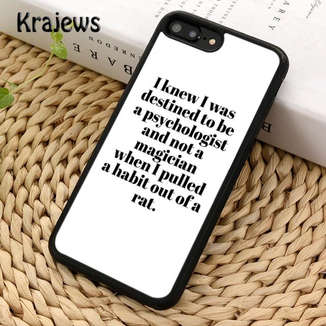 Awesome Psychologist Profession Psychology Phone Case For iPhone 17 Air 16 15 14 plus 11 12 13 pro max coque Fundas