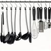 10pcs Stainless Steel S Shaped Hook Kitchen Bathroom Clothing Hooks Multi-functional Metal Hanging Hook