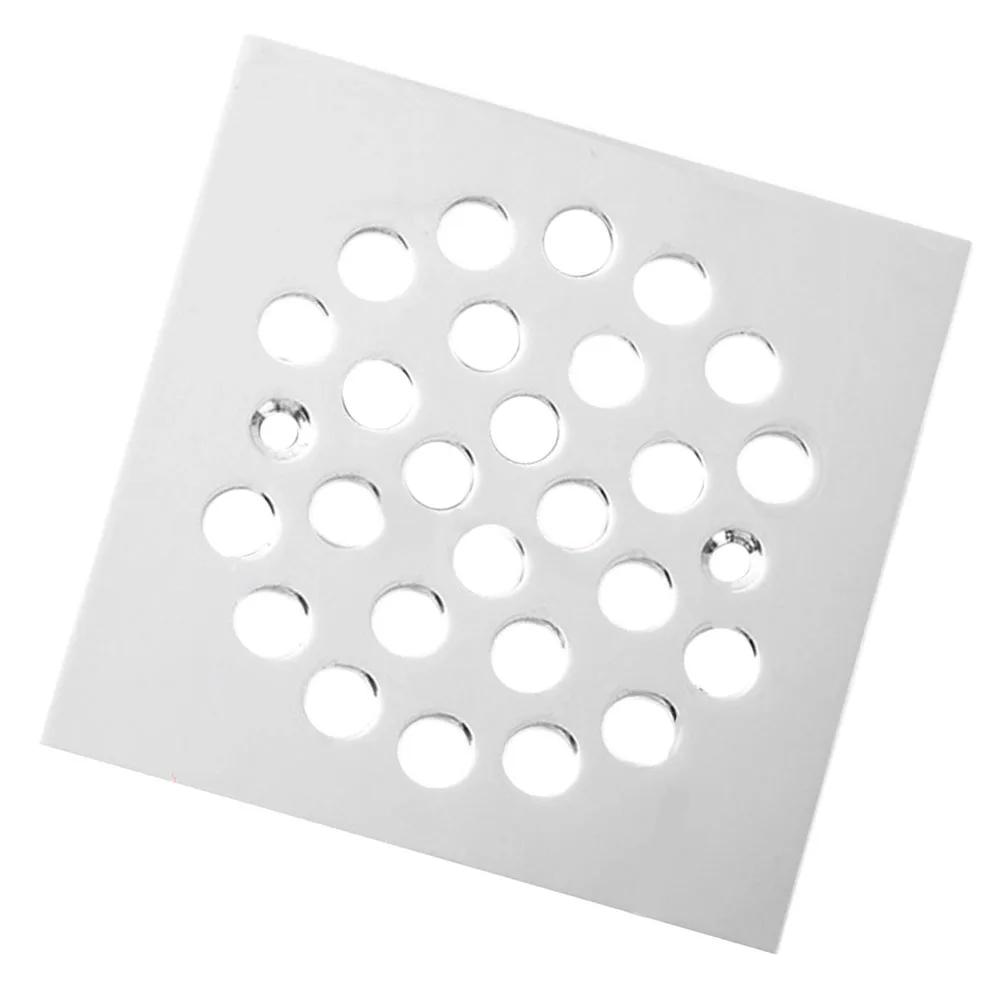 1Pc Anti-Blocking Floor Drain Cover 108mm 66mm Stainless Steel For Hair Trap Drain Filter For Bathroom Home Improvement Hardware