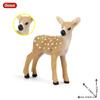 Oenux Simualtion Cute Forest Wild Animals Action Figures Owl Pangolin Manatee Rabbit Model Miniature Cake Toppers Kids Gift Toy