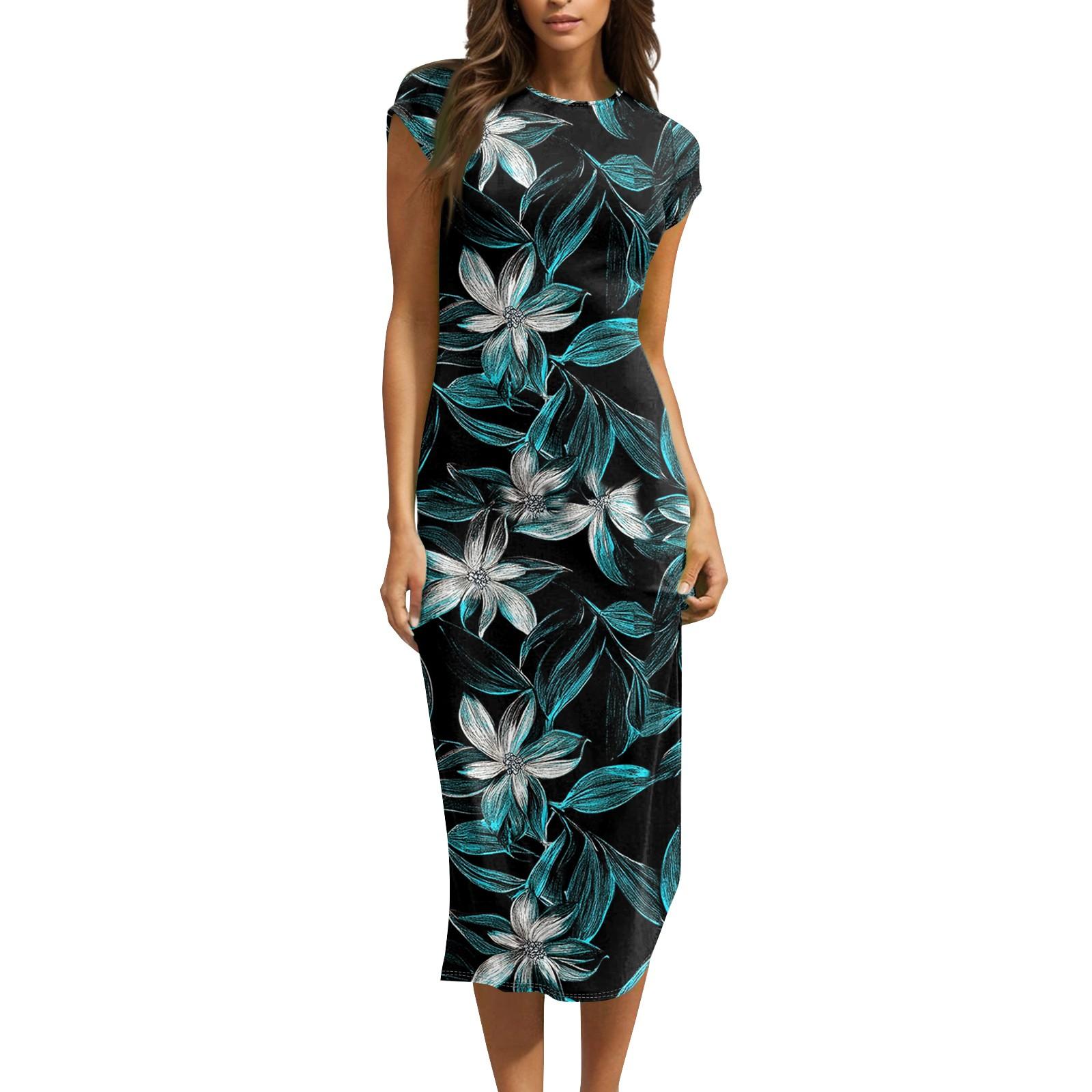 

Женские платья миди с коротким рукавом и воротником-хомут, весна-лето, вечернее платье L