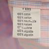 Lacoste Check Pattern Short Sleeve Button Down Shirt 43 Pink Men's Used