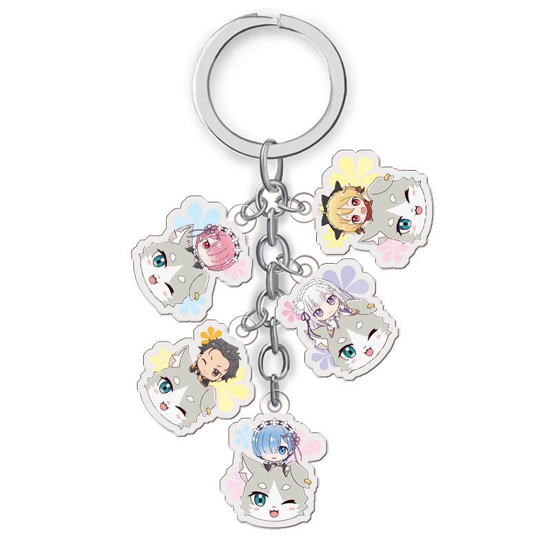 Re:Zero - Starting Life in Another World Acrylic Keychain Pendant 27mm