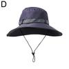 Breathable Sun Hat for Men Women Outdoor Camping Hiking Fishing Summer Wide Brim Lightweight Cowboy Bucket Adjustable Travel Quick Dry Water Resistan