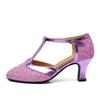 Scarpe da Ballo da Sala Tango Salsa Danza Latina da Donna Tacchi da Festa Tacchi da 6,5 cm