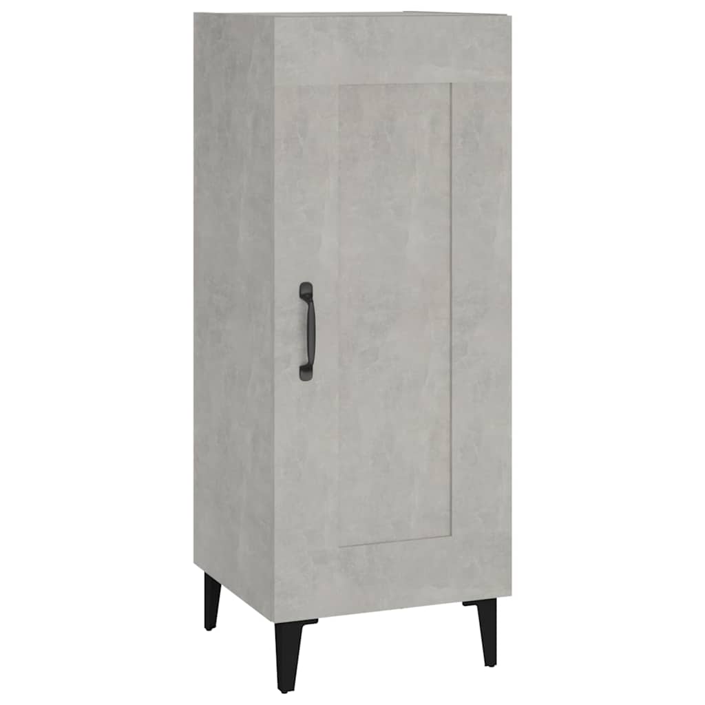 vidaXL Sideboard Betongrau 34,5x34x90 Cm Holzwerkstoff